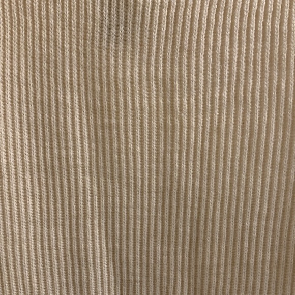 Vintage cream wool pencil knit skirt size: M - Picture 2 of 6